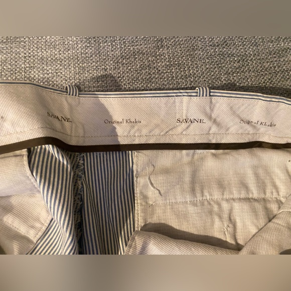 SAVANE khaki pants - Picture 2 of 4
